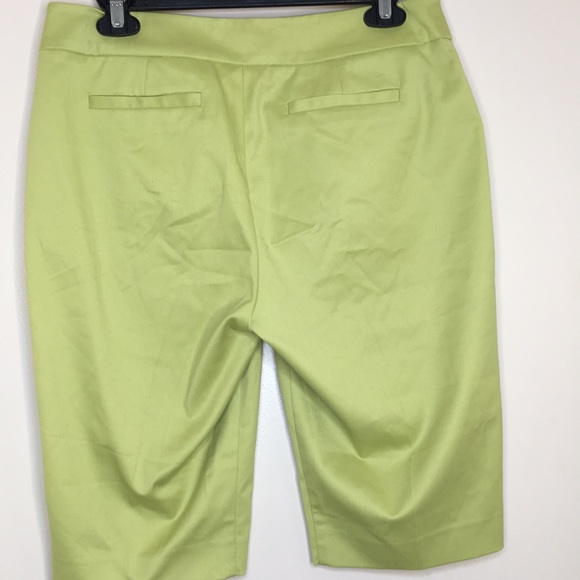 Peace of Cloth Bermuda Women’s Shorts Lime Green - Picture 3 of 5